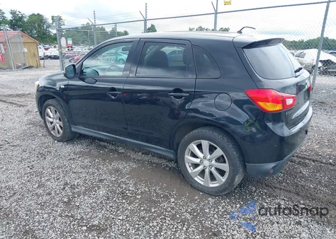 2013 Mitsubishi Outlander Sport Es from USA, damaged, VIN 4A4AP3AU5DE014285